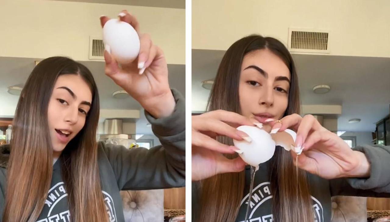 Arroz con huevo crudo, la polémica receta que compartió una tiktoker