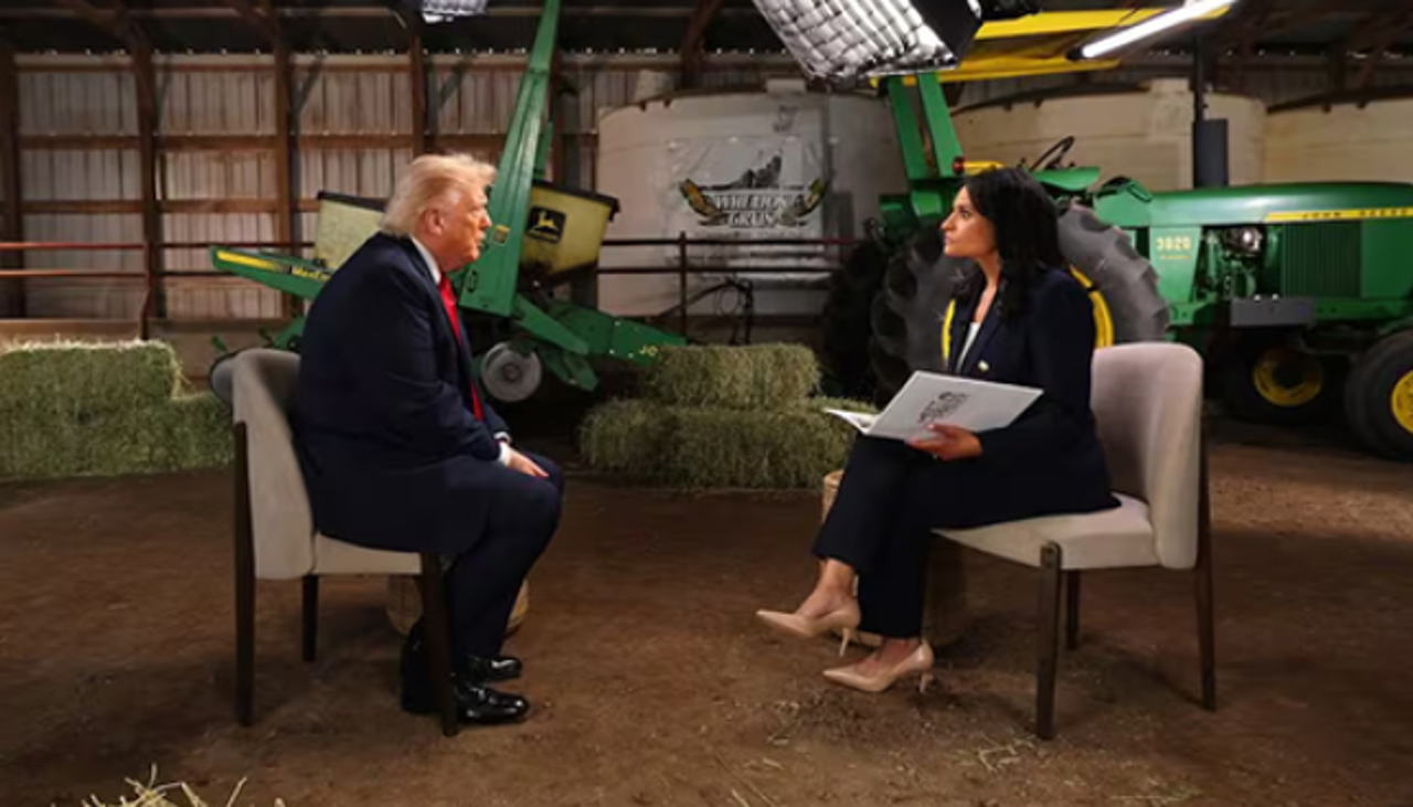 “Lo siento, se acabó”: El enojo de Donald Trump durante una entrevista