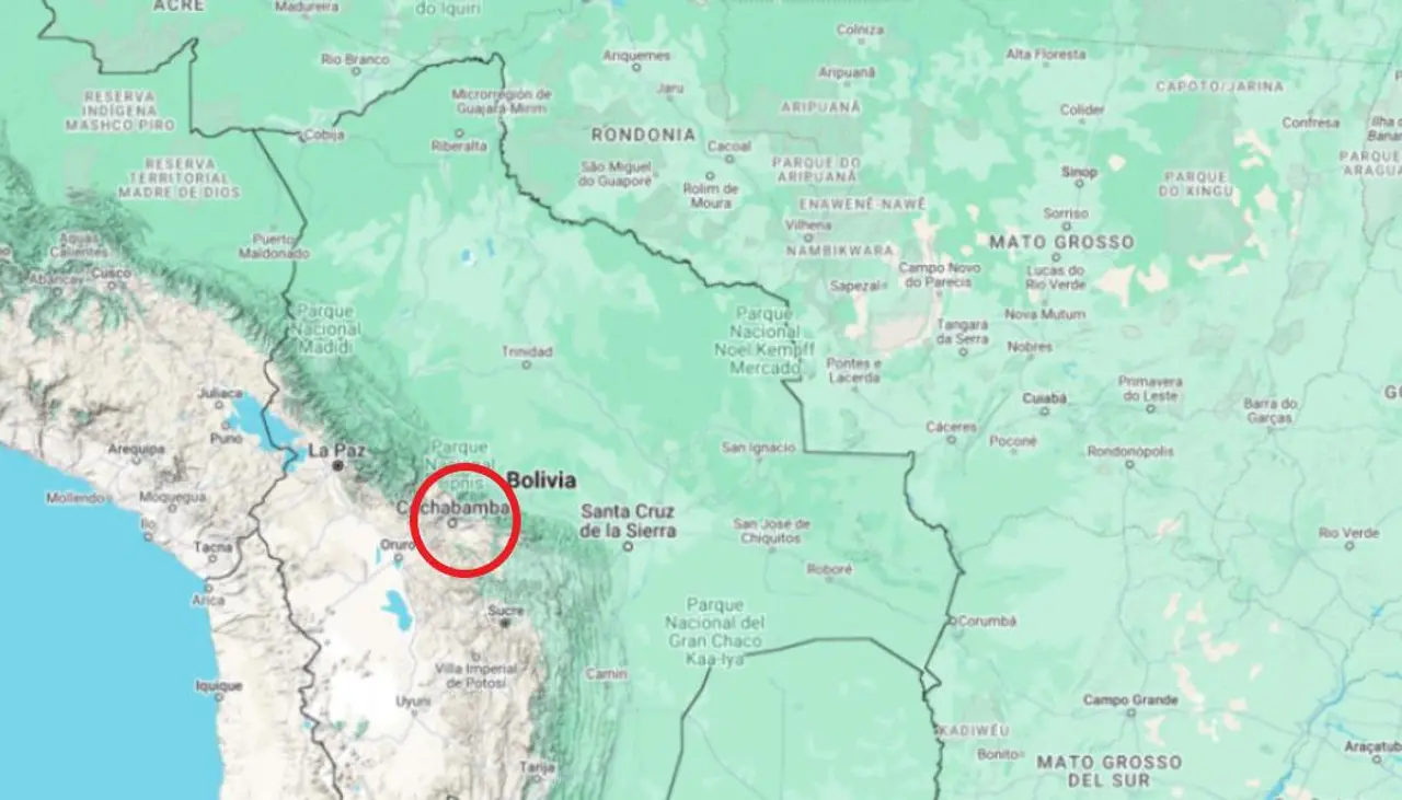 Cochabamba: Reportan sismo de magnitud 4.6 en la provincia Esteban Arze 