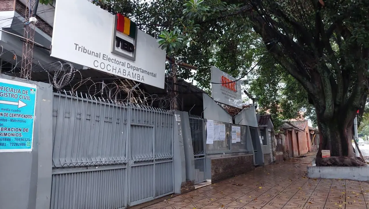 TED de Cochabamba: Cuatro fuerzas políticas inscribieron candidaturas hasta la media jornada de este viernes 