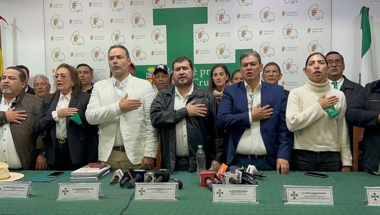 Cívicos cruceños convocan a la ‘Gran Marcha por la Democracia’ para este jueves, en rechazo a los bloqueos