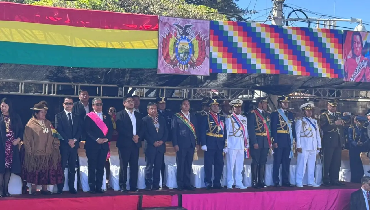 Andrónico Rodríguez, presidente del Senado, no asistió a la Parada Militar en Sucre
