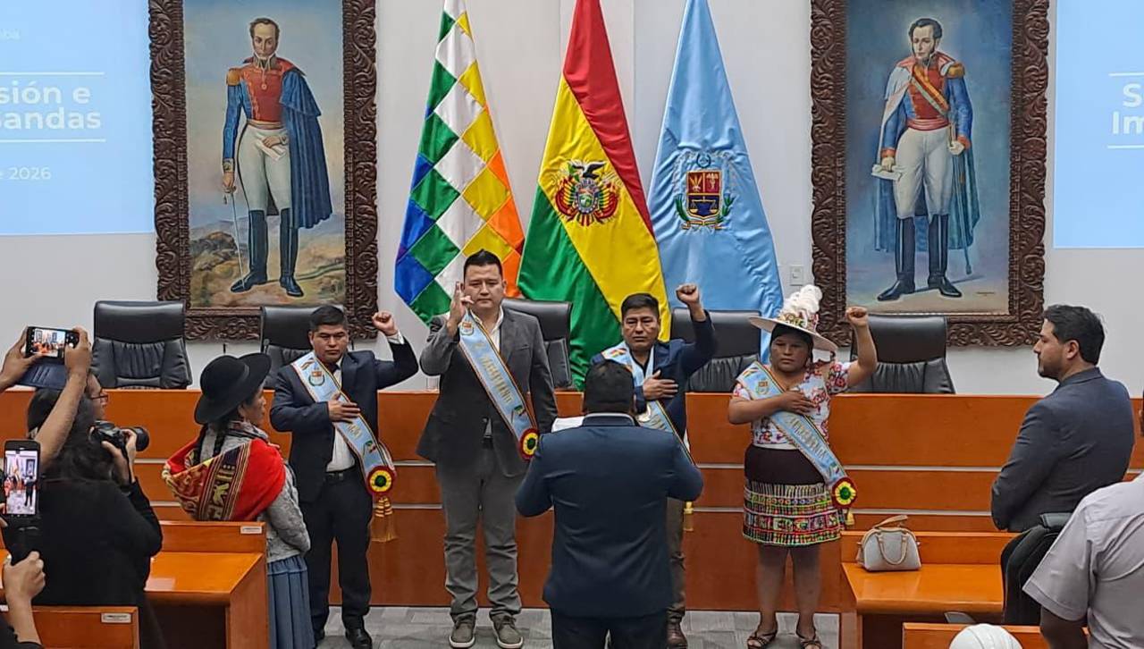 Grover García fue elegido como presidente de la Asamblea Legislativa Departamental de Cochabamba