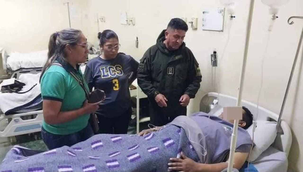 Tras su segunda operación, policía herido por dinamita se recupera de a poco