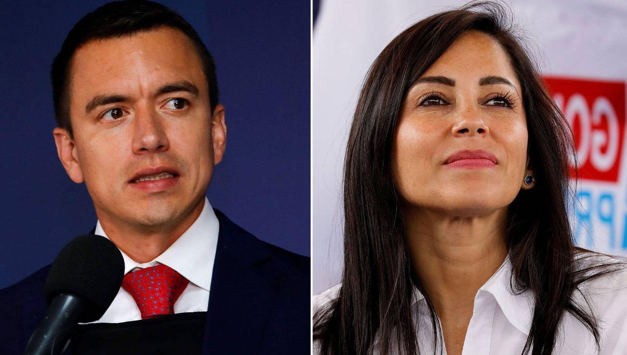 Ecuador tendrá segunda vuelta electoral entre el presidente Noboa y la correísta González