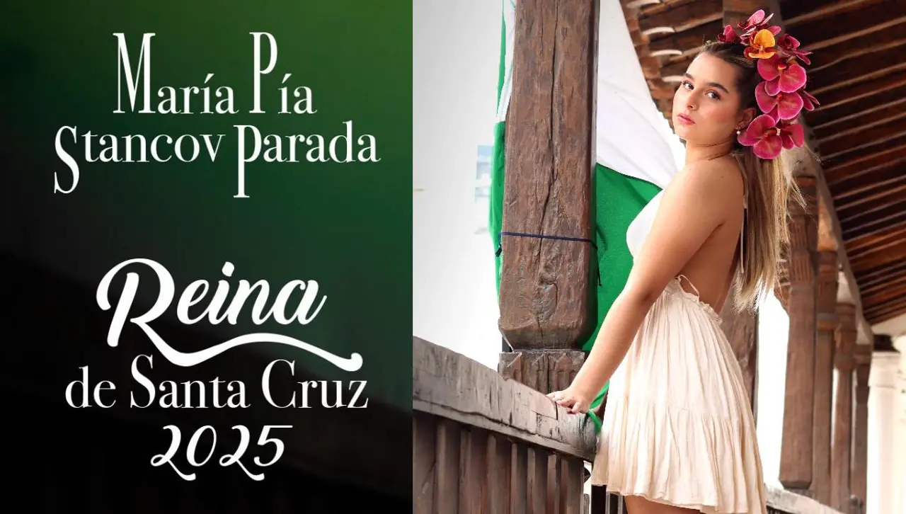 Santa Cruz tiene nueva reina: María Pia Stancov, una joven multifacética y con corazón solidario