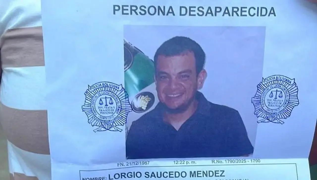 Hombre confesó que asesinó a Lorgio Saucedo, sujeto con reporte de desaparecido y con 52 procesos, según ministro Ríos