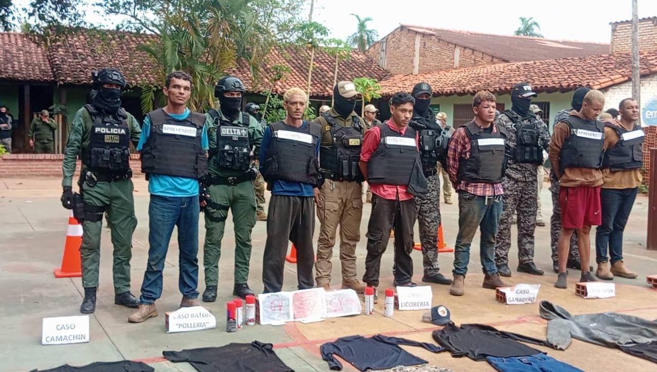 Envían a Chonchocoro a seis sujetos vinculados a ola de crímenes en San Ignacio de Velasco