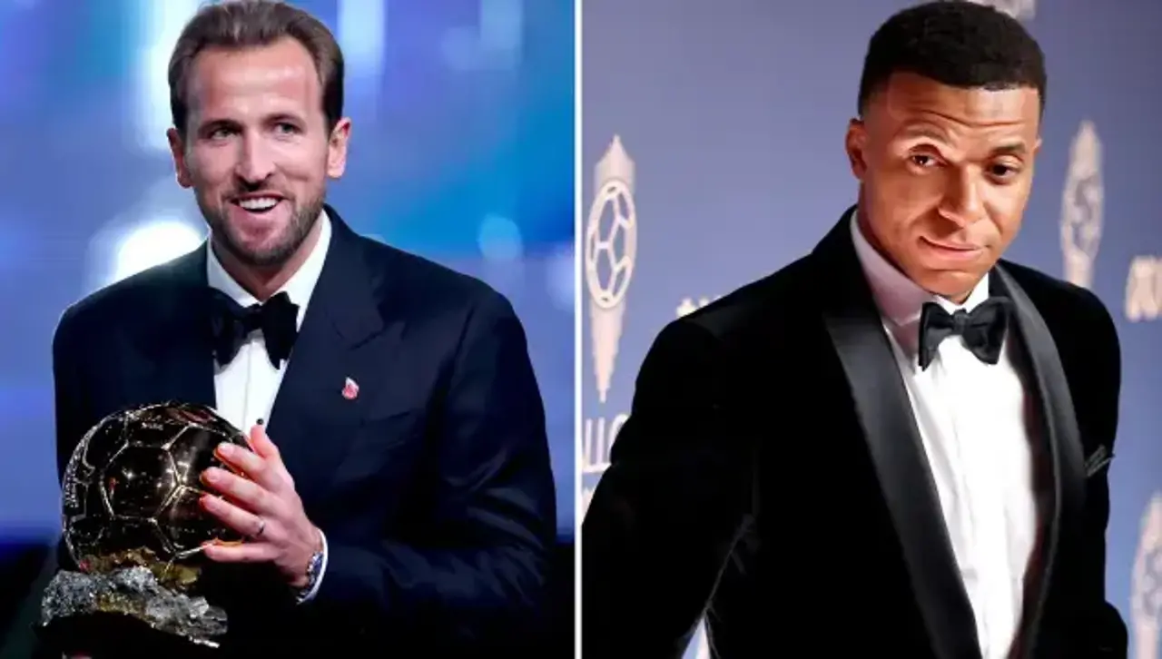 Kylian Mbappé quedó a solo 28 puntos de Harry Kane en la votación del Balón de Oro