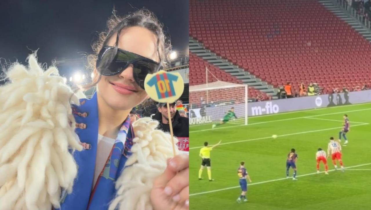 “Barca, Barca, Barca vamos”, Rosalía desata su euforia por los colores de su equipo