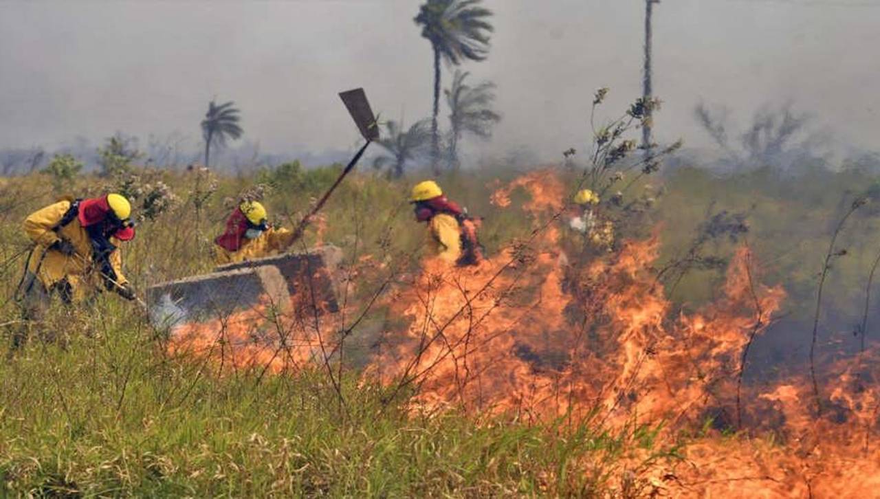 Alerta en cinco departamentos por fuertes vientos y riesgo de propagación de incendios