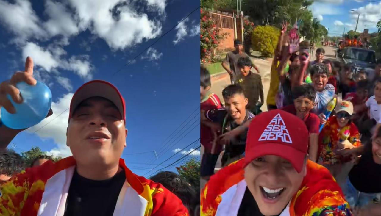  Luis Vega volvió a su barrio y disfruta del Carnaval rodeado de sus vecinos 