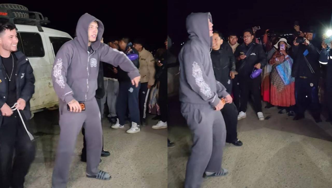 ‘Chica Vacilona’ abre paso: Turromantikos canta y baila para pasar un bloqueo en La Paz 