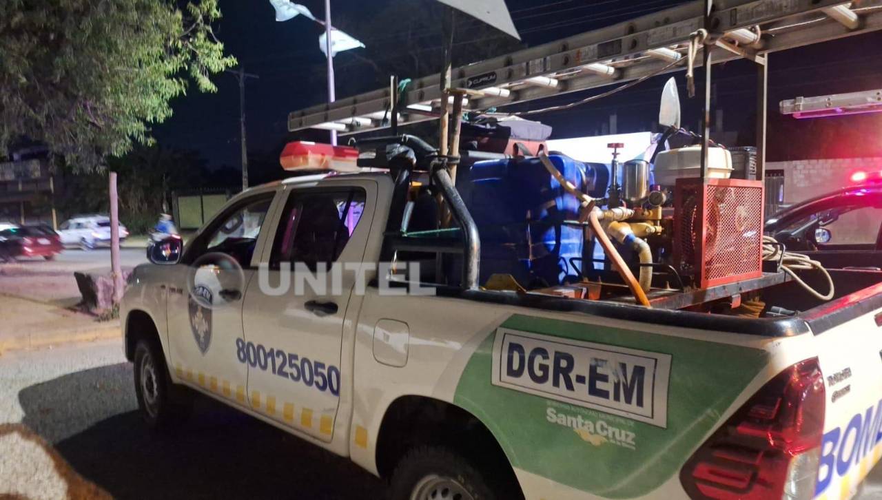 Fuga de gas provoca el cierre de un tramo en el sexto anillo por la zona sur de Santa Cruz de la Sierra