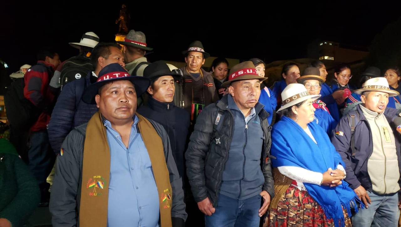 Organizaciones sociales de Oruro dice que no permitirán la marcha convocada por Evo Morales 