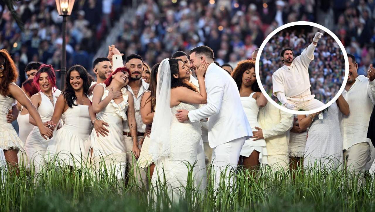 ¡Emocionante! La boda del Super Bowl fue real y Bad Bunny figura como testigo de la unión