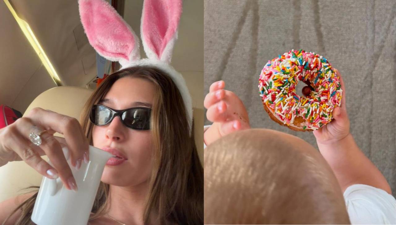 “No una madre normal, una madre genial”, así se describe Hailey Bieber