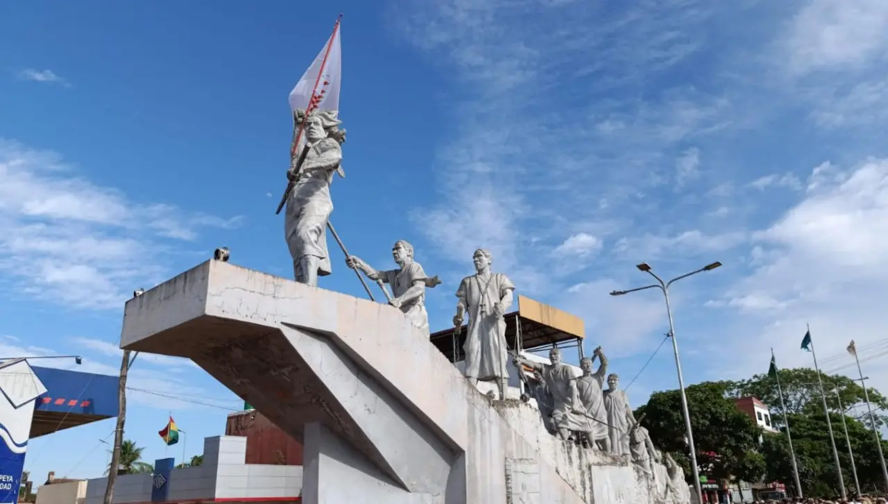 Beni arranca conmemoraciones con homenaje a la gesta libertaria Moxeña