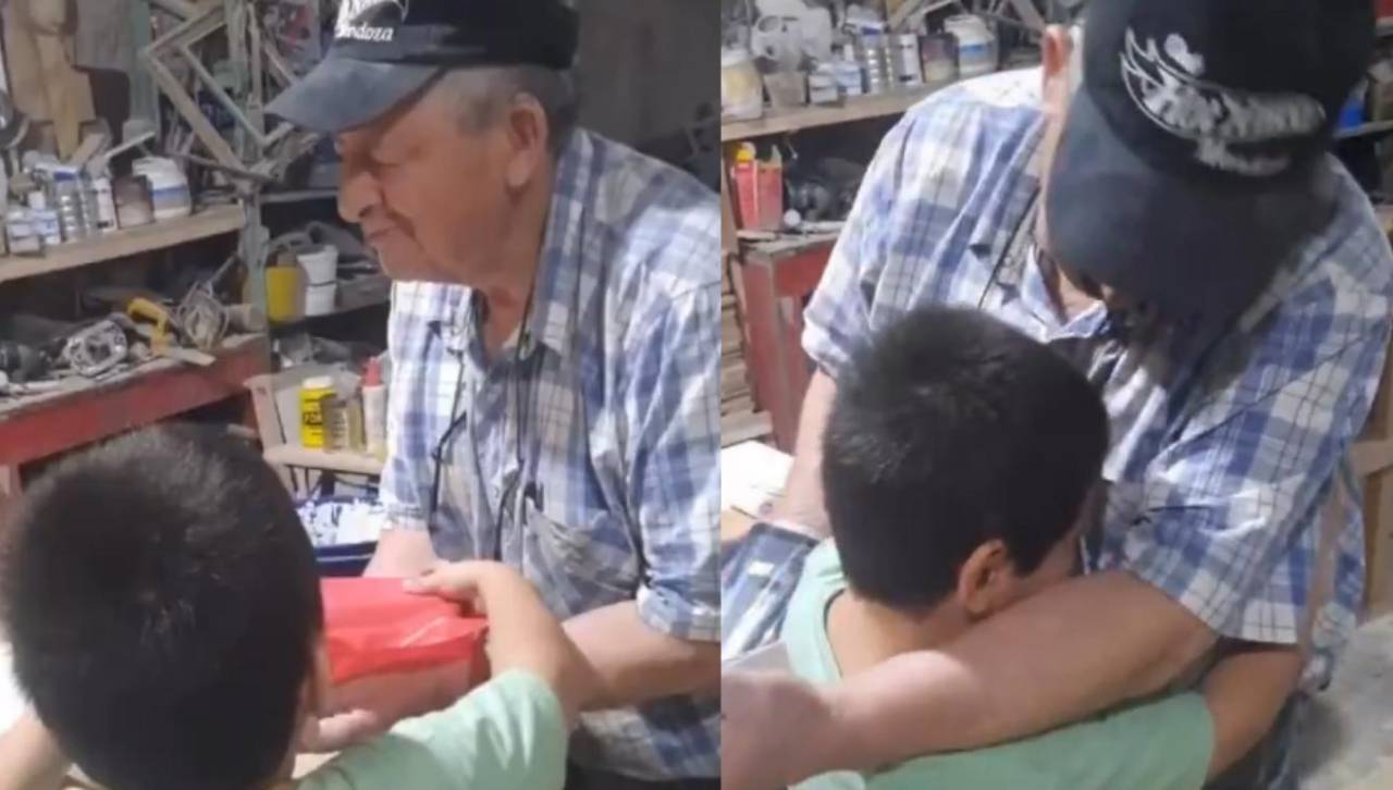 Video: El emotivo obsequia de un nieto para su abuelo que estremeció las redes sociales