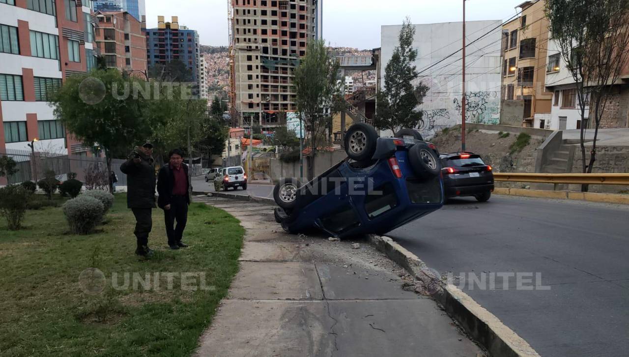 Tres accidentes de tránsito en La Paz dejan cuatro heridos en menos de 24 horas