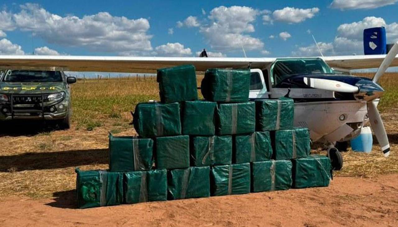 Brasil intercepta aeronave procedente de Bolivia con una tonelada de cocaína