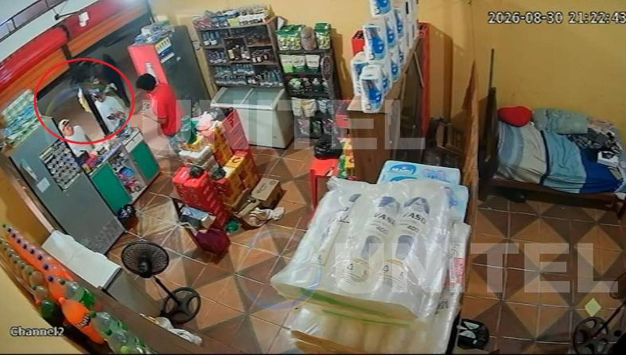 Sale a la luz el video del asesinato a balazos de un adolescente en una licorería en San Ignacio de Velasco