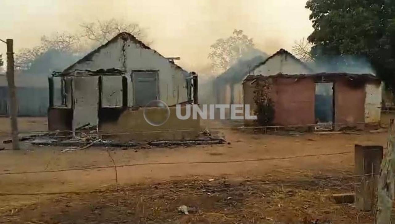 Comunario provoca un incendio y seis casas son consumidas por las llamas