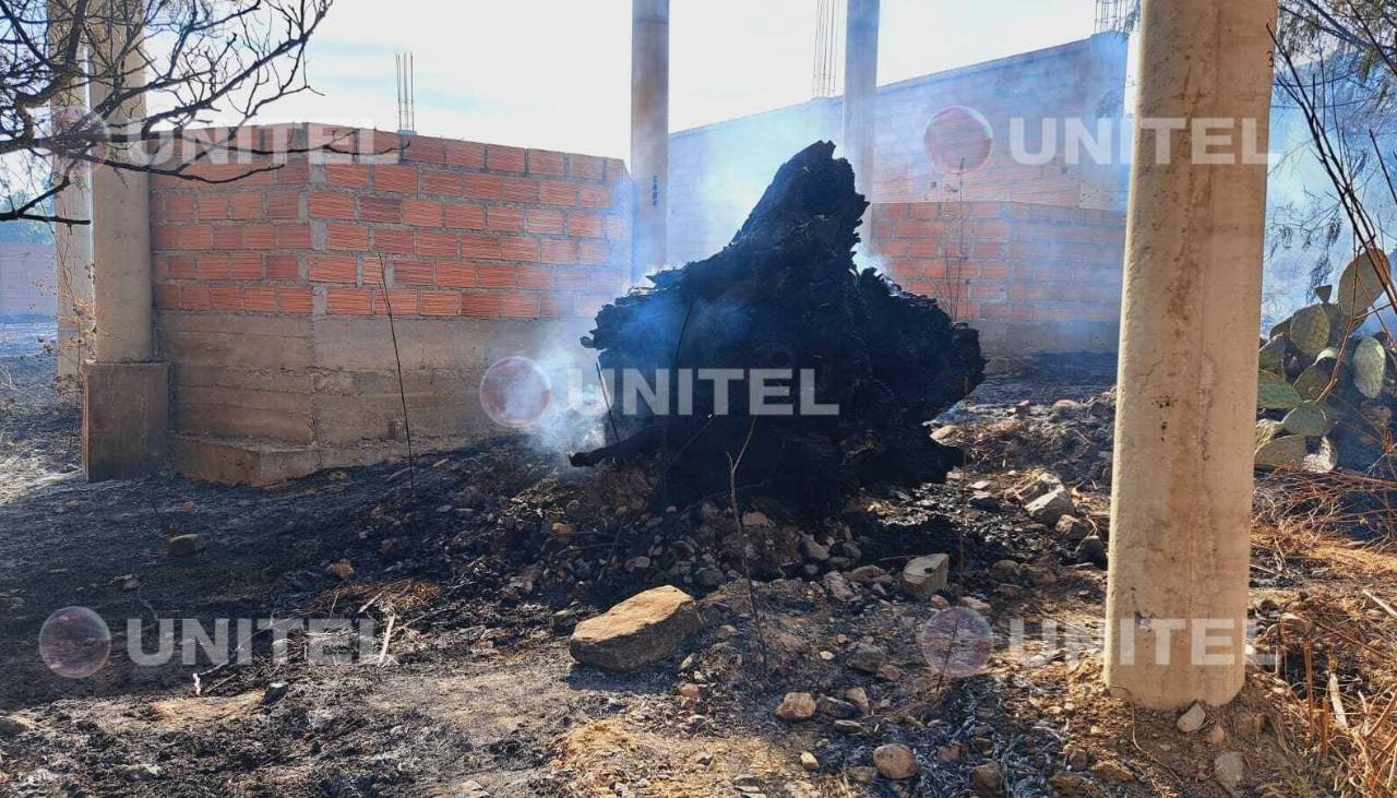 Un adulto mayor muere tras quedar atrapado en medio de un incendio de pajonales