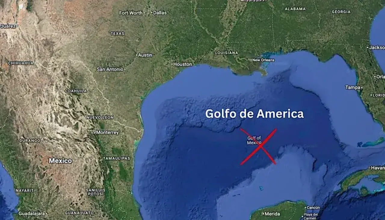 De “Golfo de México” a “Golfo de América”, Google cambiará el nombre tras el decreto de Trump