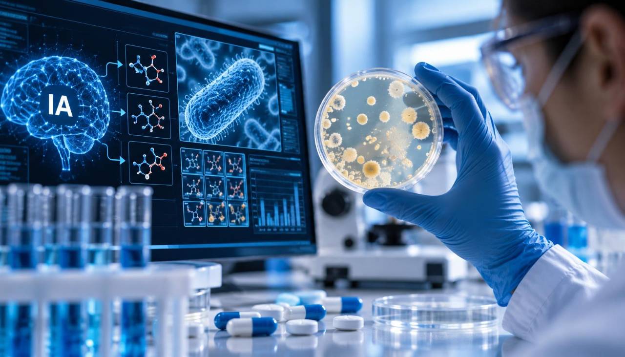 La IA impulsa búsqueda de nuevos antibióticos frente a la resistencia bacteriana