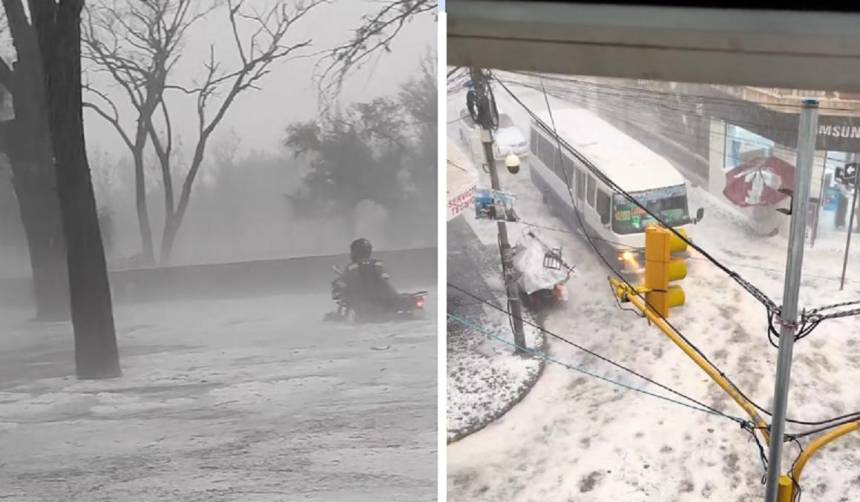 Estos son los impresionantes videos que deja el granizo en Tarija