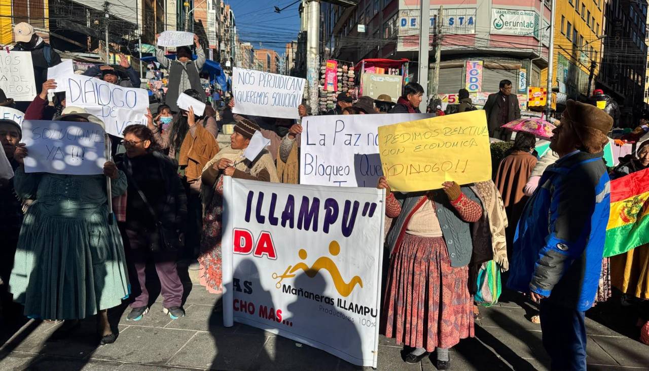 ‘Las mañaneras’ de La Paz se declaran en emergencia por la caída de sus ventas y urgen diálogo frente al conflicto