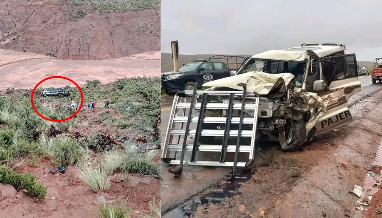 Reportan entre 15 a 20 fallecidos tras embarrancamiento de un bus en la ruta Oruro-Potosí 