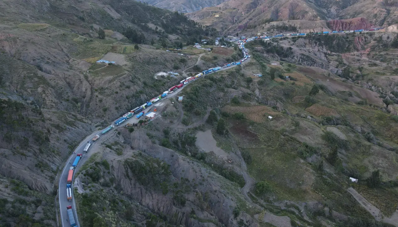 Estos son los lugares donde se han instalado bloqueos de carreteras en el país