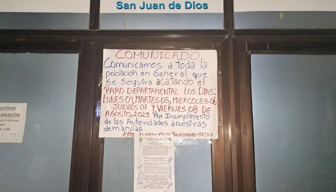 Asamblea de DDHH urge intervención de la Fiscalía ante paro de salud en hospitales cruceños: “La protesta tiene límites”