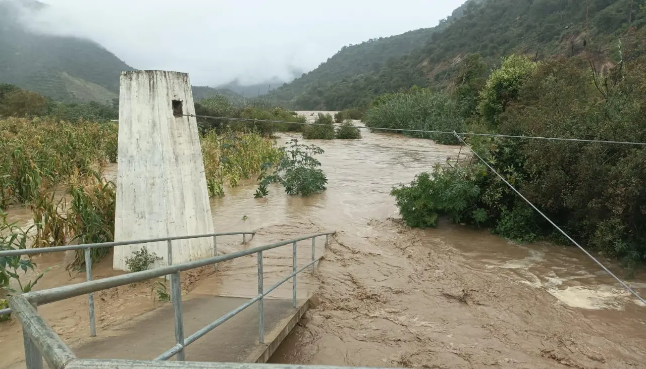 En Omereque, el desborde del río dañó cultivos y afectó a más 1.000 familias