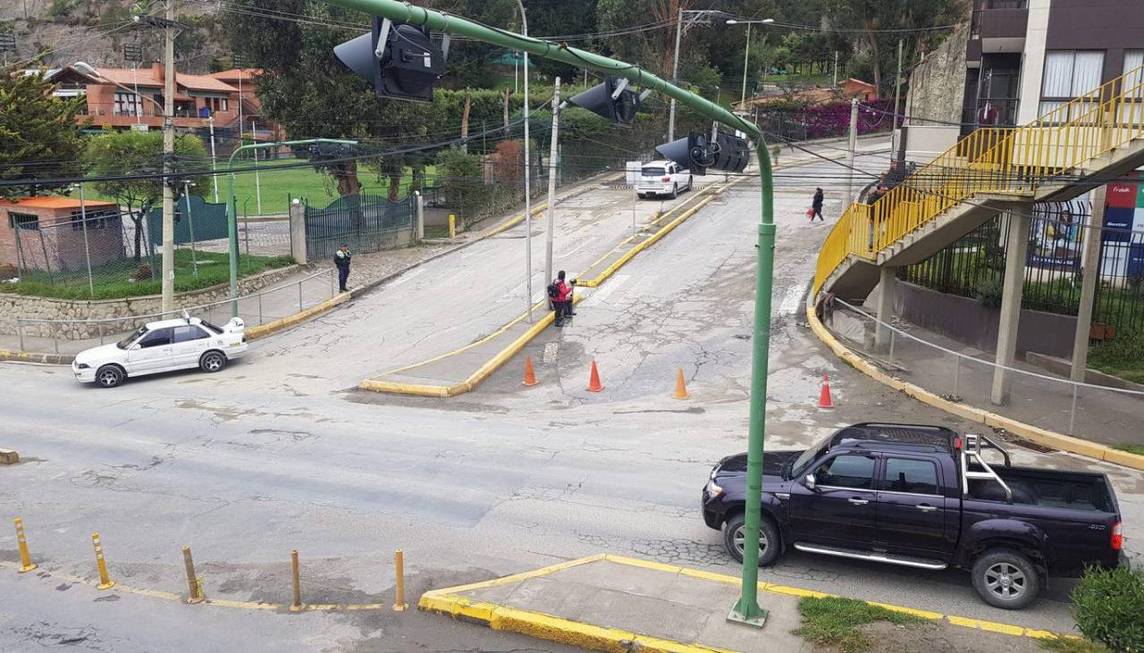 La Paz: La avenida Los Sargentos está cerrada hasta la próxima semana por la reparación de la bóveda del río 