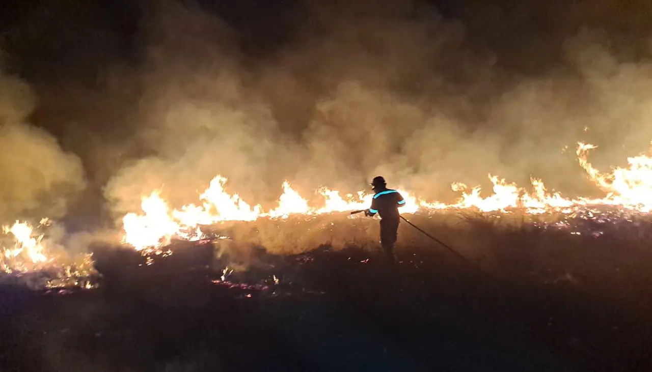 Santa Cruz registra un nuevo incendio forestal en Otuquis que ingresó desde Paraguay
