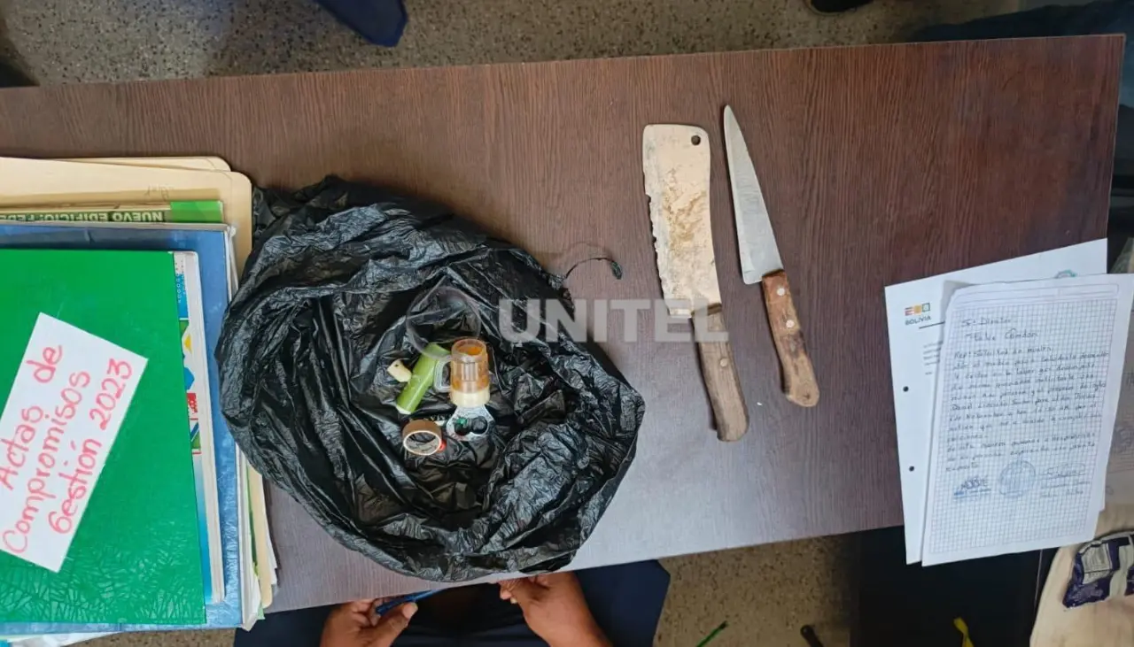 Estudiante es hallado con dos cuchillos en su escuela tras la denuncia de que otro estudiante recibía amenazas