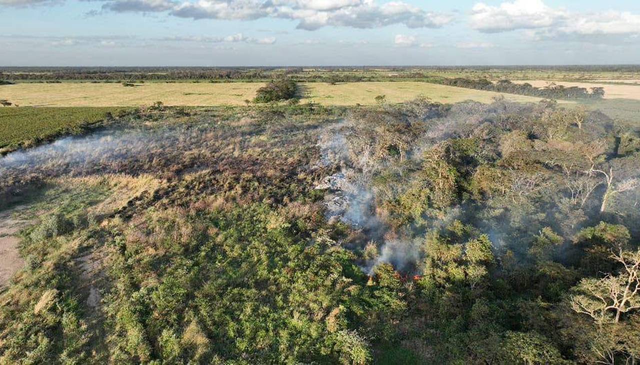 Incendios forestales golpean a Tarija y Santa Cruz en plena alerta roja por fuertes vientos