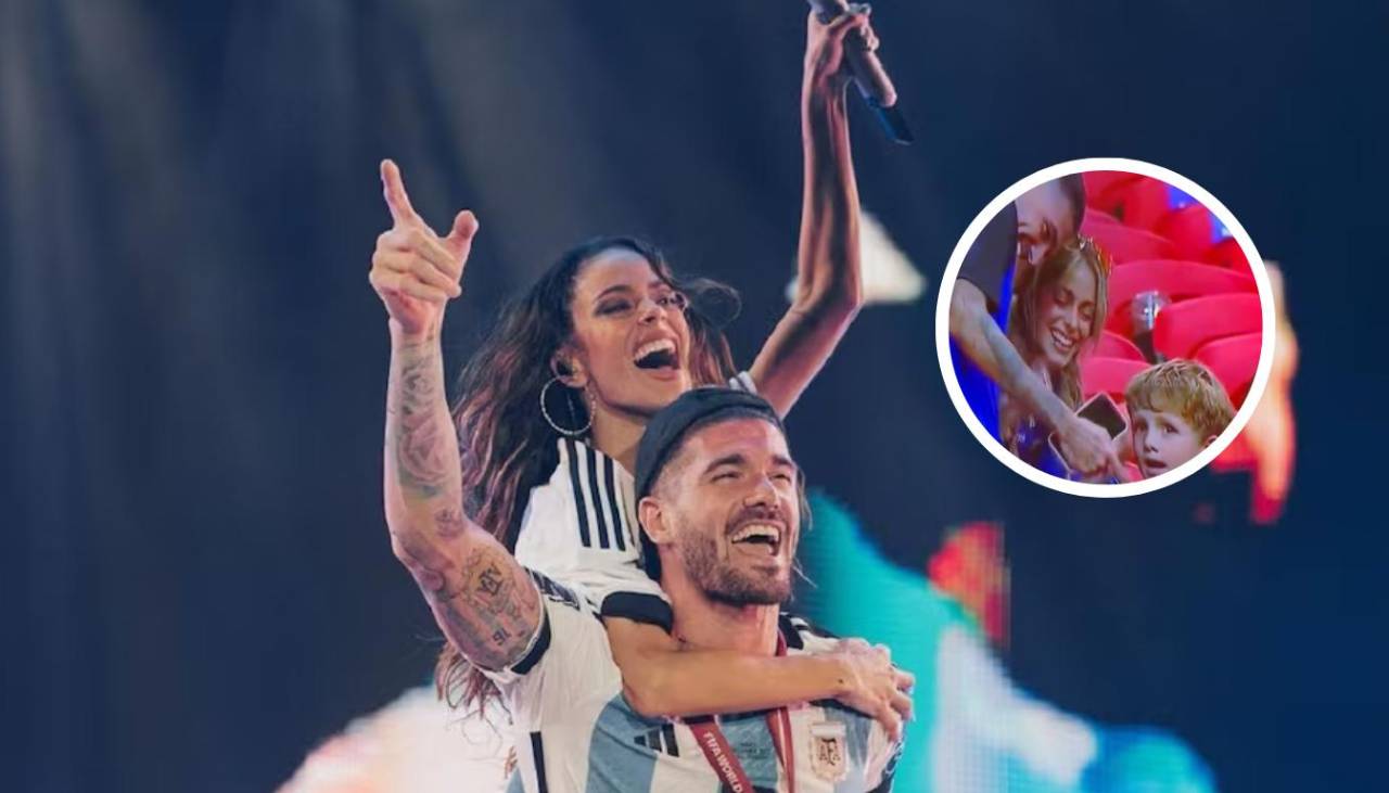 Video: Tini celebra la victoria de Argentina junto a los hijos de Rodrigo de Paul 