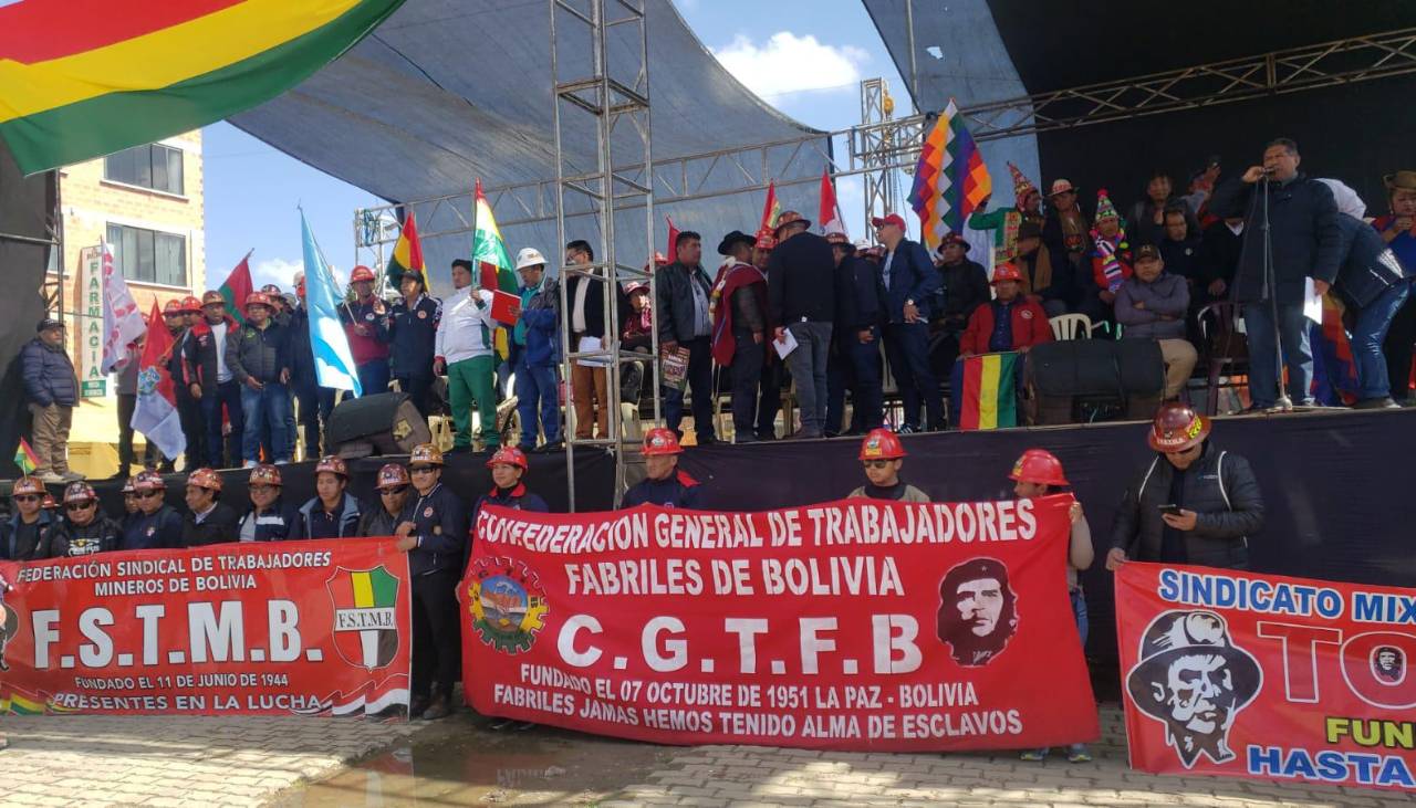 Cabildo en El Alto: 11 demandas de la COB marcan la jornada este Primero de Mayo 