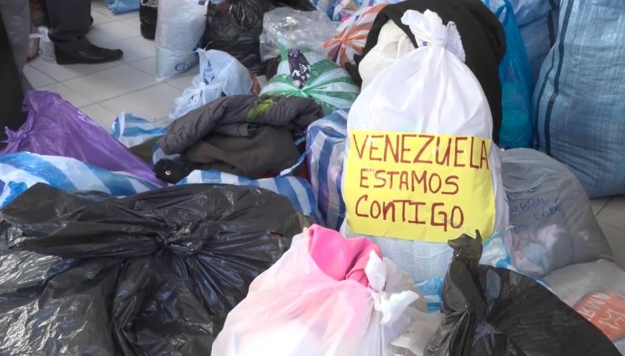 Residentes venezolanos en Santa Cruz reúnen tres toneladas de ayuda para afectados en su país
