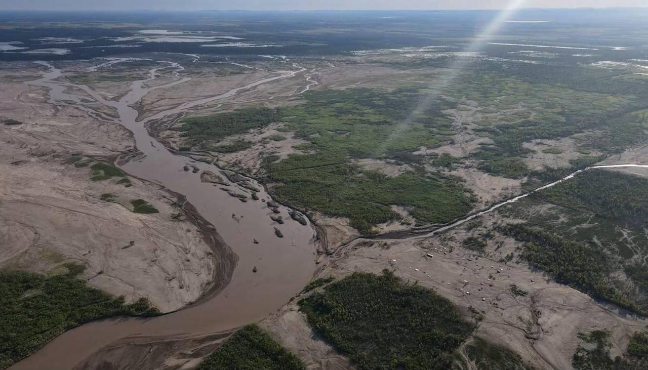El cauce del Río Grande de Santa Cruz se desvió: “La eventualidad de un desastre es inminente”, advierte el Searpi