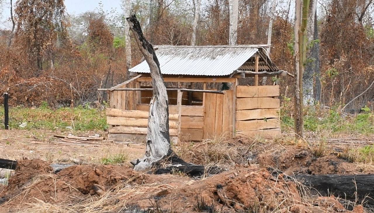 Comandante de la Policía dice que se evidenció quemas y desmonte en Bajo Paraguá