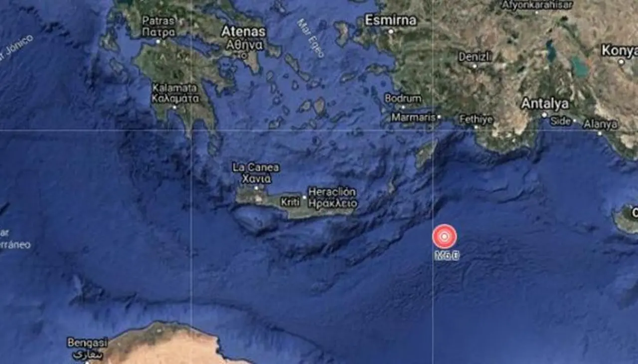Un sismo de magnitud 6 desata alerta de tsunami en Grecia sin causar daños
