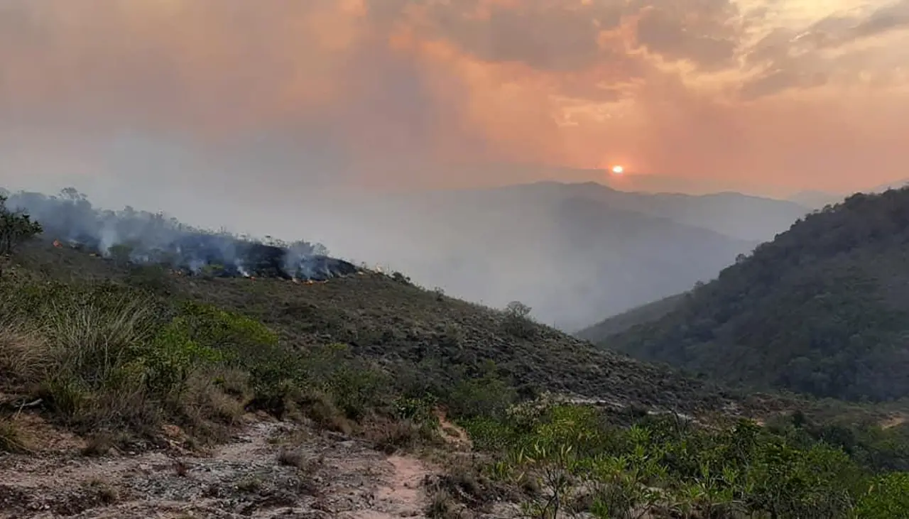 Bolivia registra 855 focos de calor en seis departamentos y siete fuegos activos en Santa Cruz