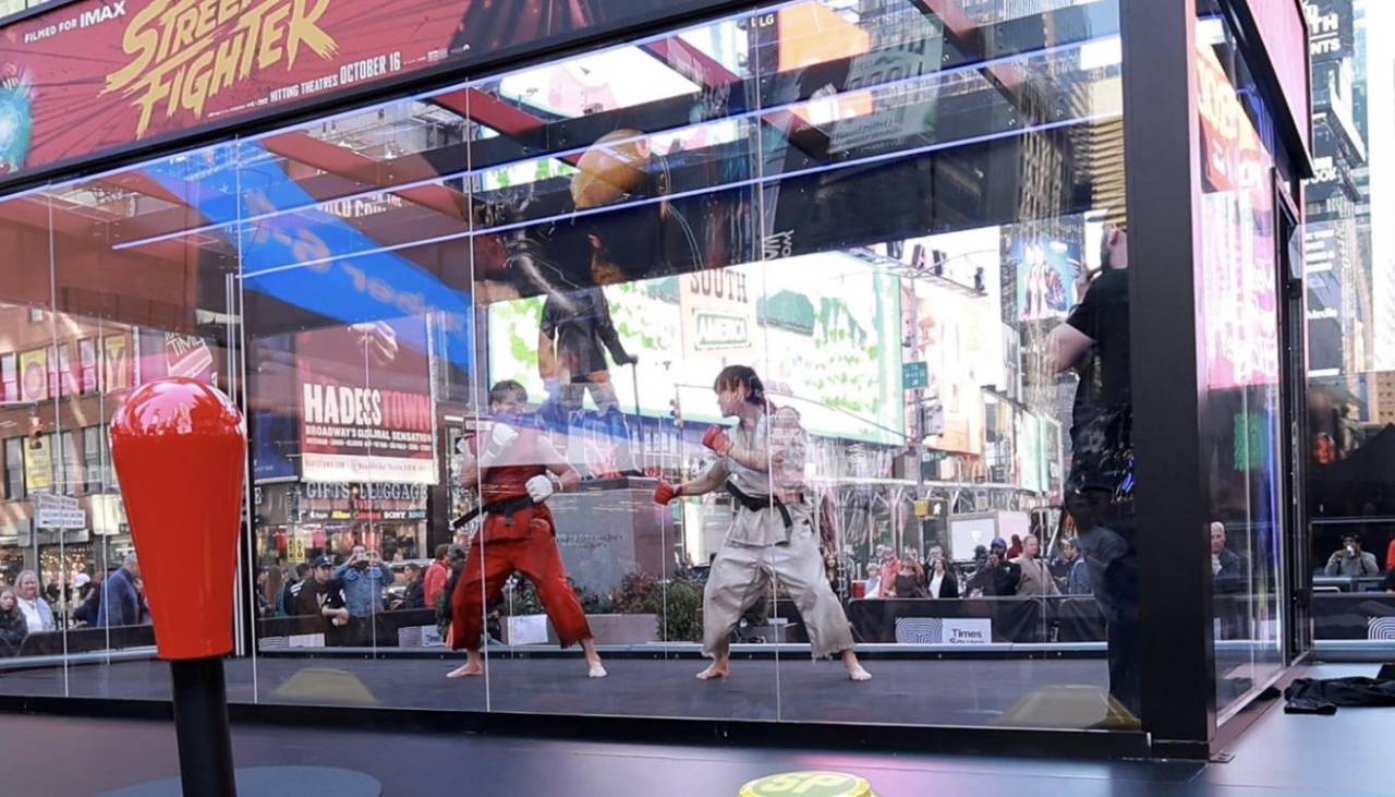 ¡Al vivo! Street Fighter sorprende con peleas en las calles en Nueva York