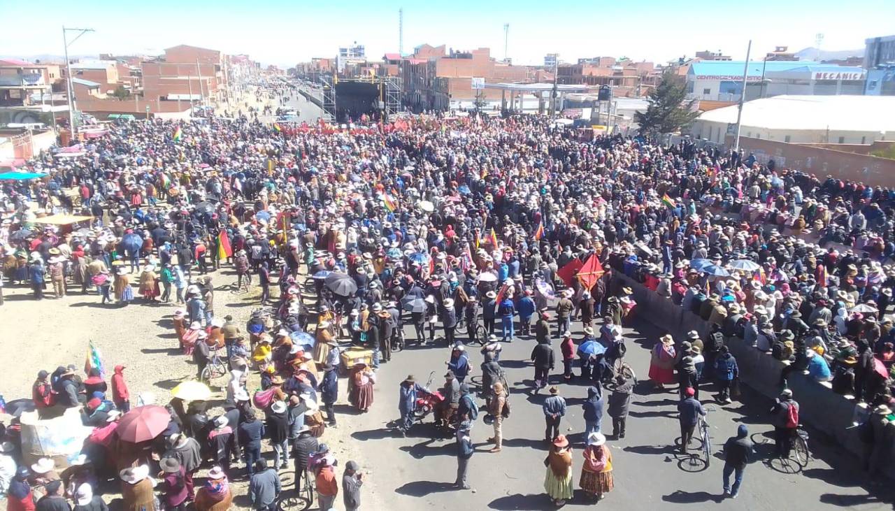 “Estamos firmes en la lucha”: Salazar, líder de los campesinos Túpac Katari, niega acercamientos para dialogar