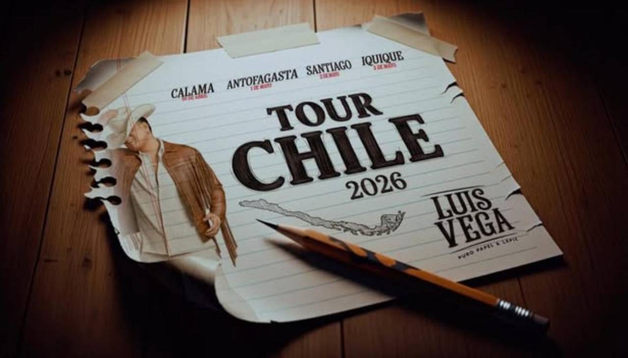Luis Vega anuncia su primer Tour internacional en Chile